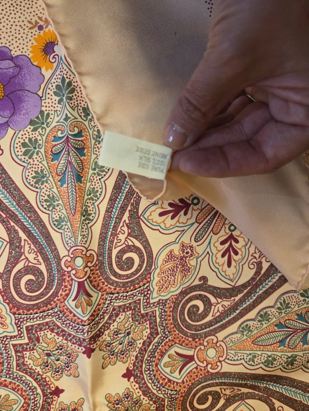Vintage Christian Dior Silk Scarf